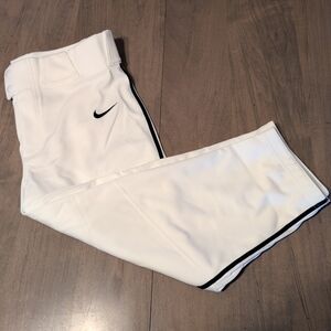 NWT! Nike Men's Vapor Select High Baseball White Pants Size Medium BQ6437-101